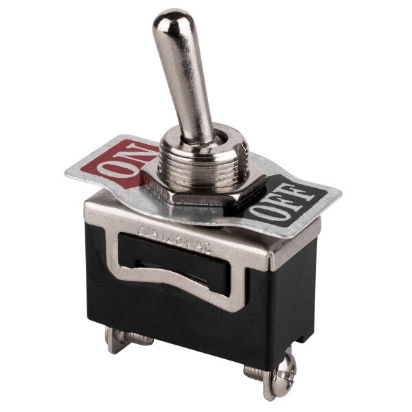 Main product image for SPST Heavy Duty Toggle Switch with Screw Terminals 060-370